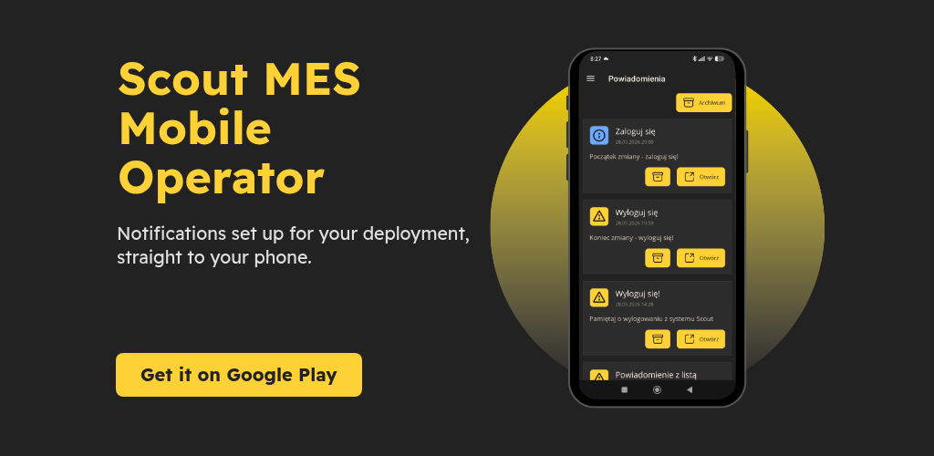 Scout MES Mobile Operator app for Android